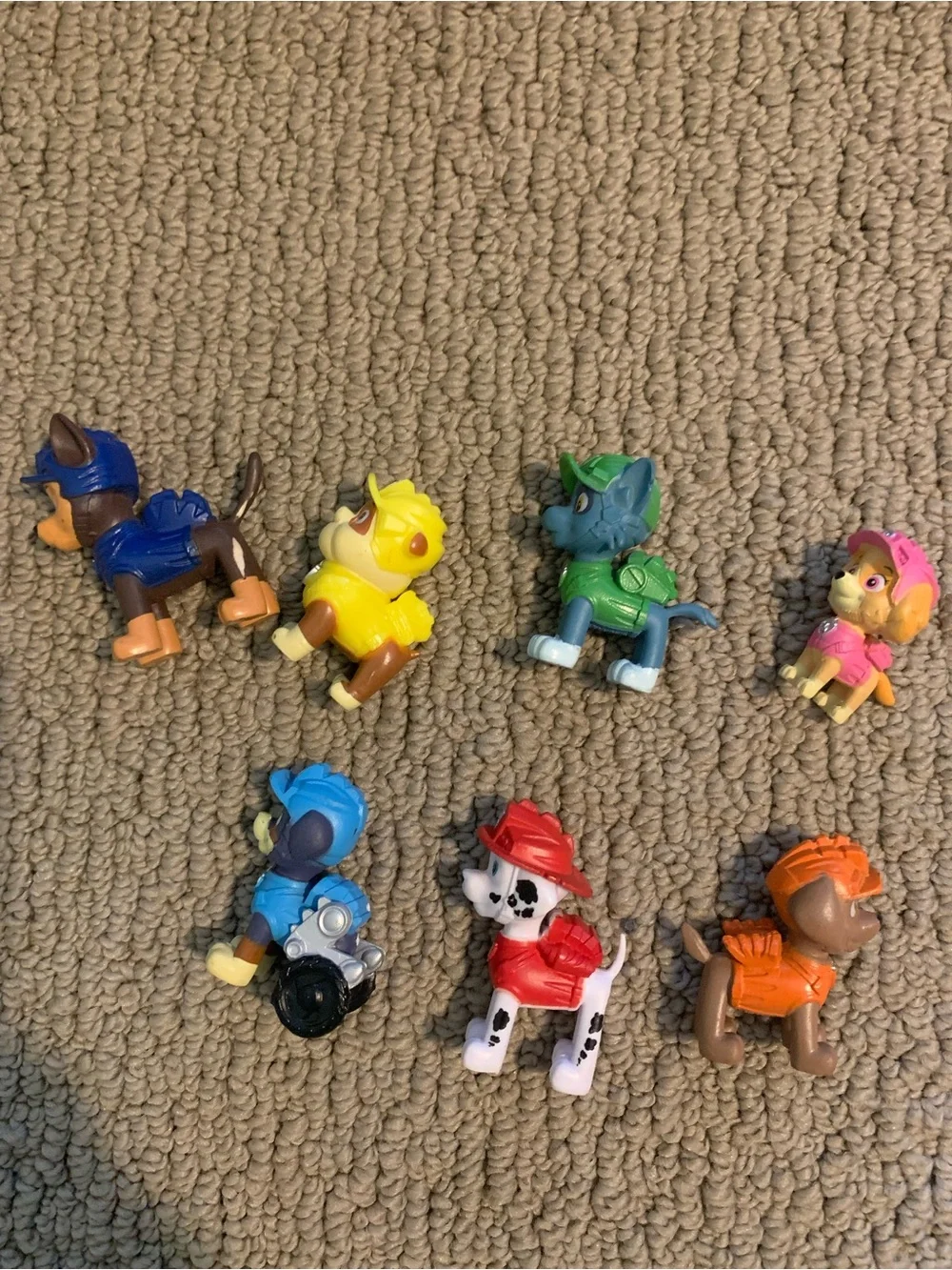 Paw Patrol Mini Figures Pack - Multicolor Small Pets Toy Set